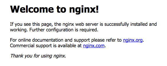 nginx-page